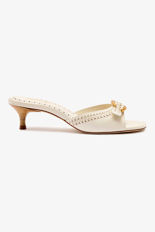 Mule Verona Couro Off White