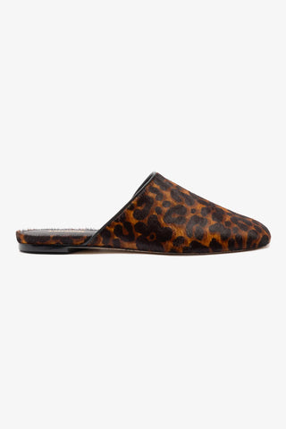 Mule Venice Couro Leopardo