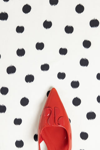 Slingback Kaitlan LL Low Couro Verniz Vermelho