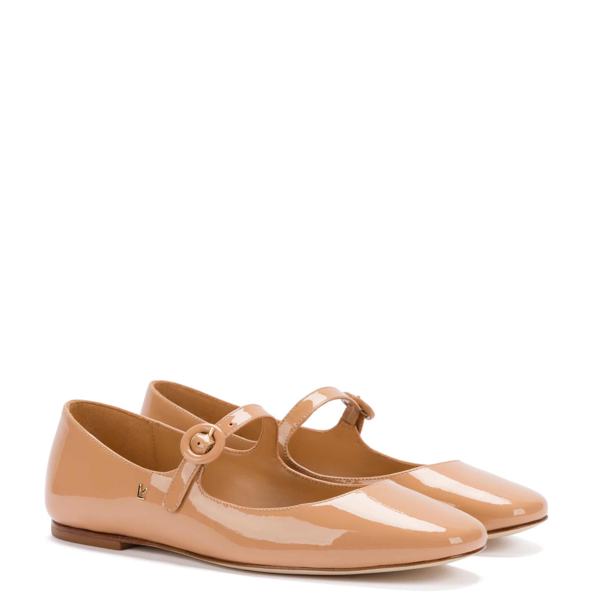 Blair Ballet Flat In Tan Leather