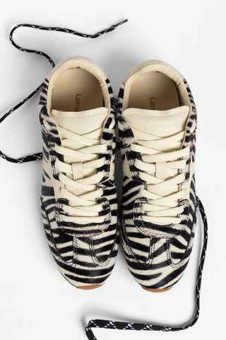 Tênis Stella Couro Zebra Sneaker Larroudé