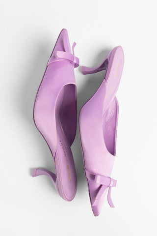 Larroudé by Nicolò B.: Mule Maria Cetim Lilás Larroudé x Nicolò Beretta