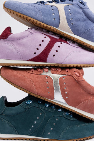 Tênis Stella Camurça Lilás Sneaker Larroudé