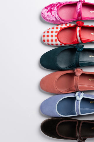 Sapatilha Verona Estampado Vermelho Flat Larroudé