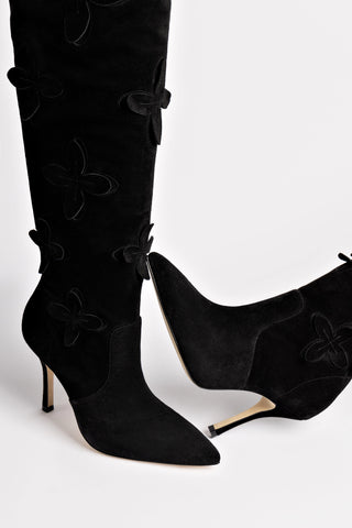 Julia Boot In Black Suede