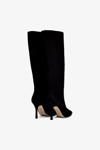 Bota Kate Camurça Preto Womens - Shoes - Boots Larroudé