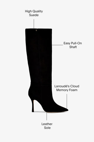 Bota Kate Camurça Preto