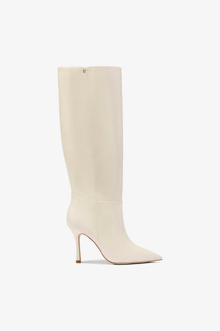 Bota Kate Couro Off White Womens - Shoes - Boots Larroudé