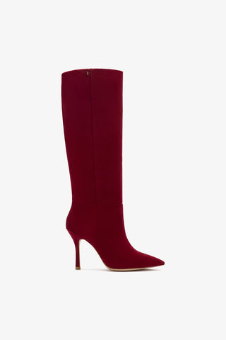 Bota Kate Camurça Vermelho Womens - Shoes - Boots Larroudé
