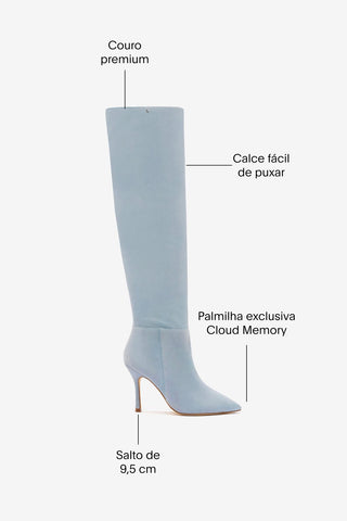 Bota Kate Camurça Azul