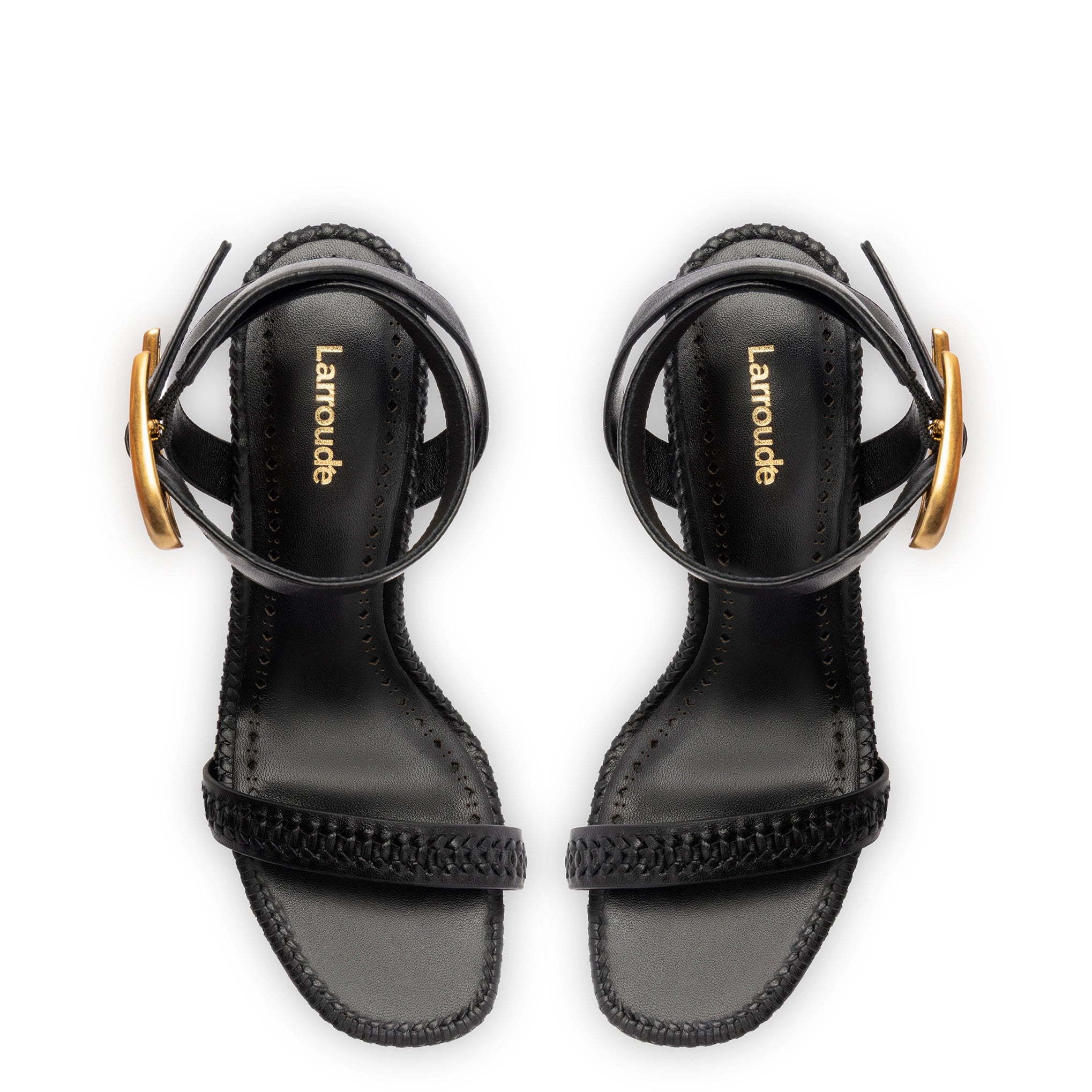 Verona Sandal In Black Leather