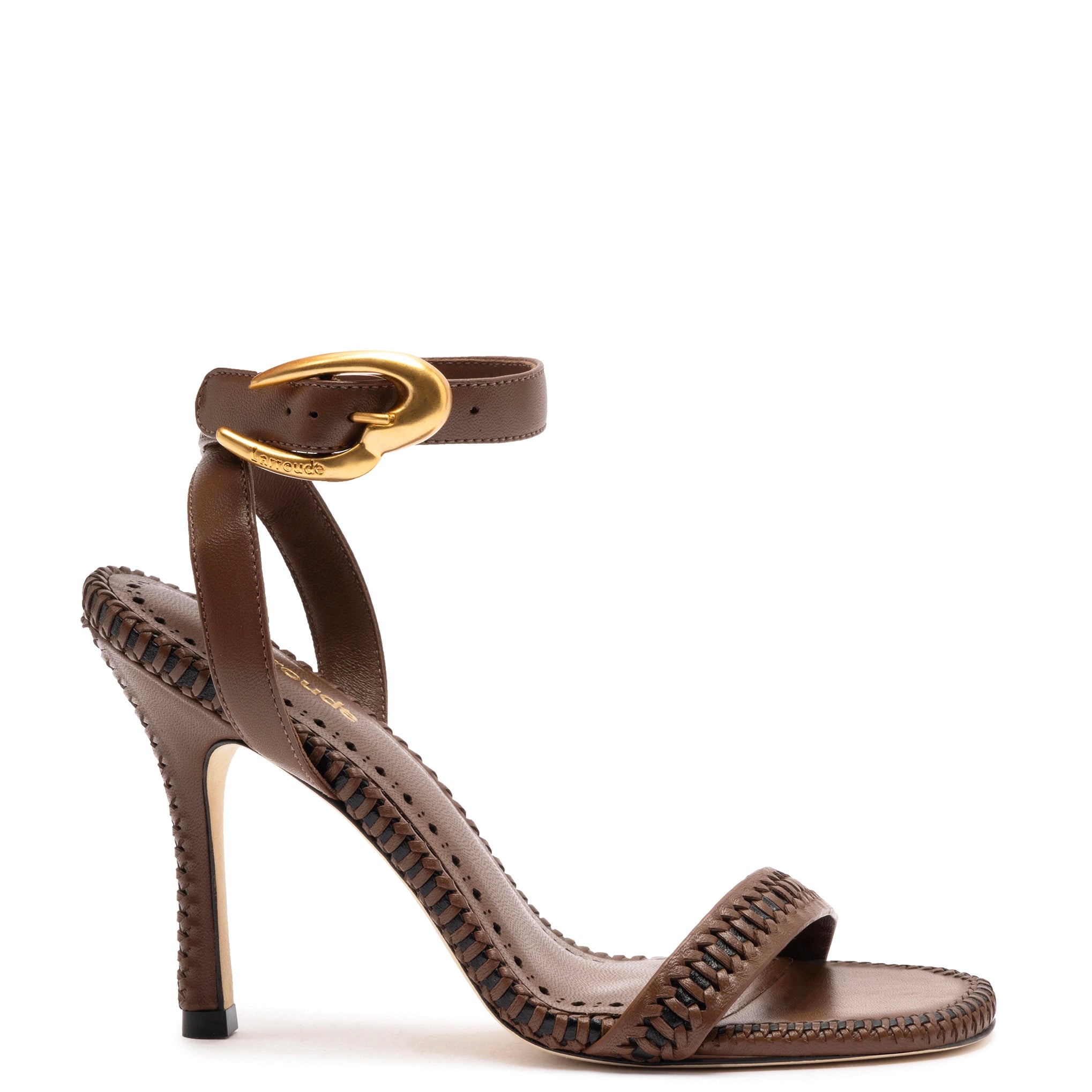 Verona Sandal In Burnt Umber Leather