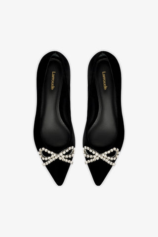 Sapatilha Lee Veludo Preto