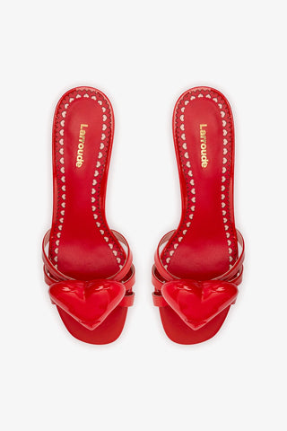 Mule Amore Couro Verniz Vermelho Womens - Shoes - Mules Larroudé