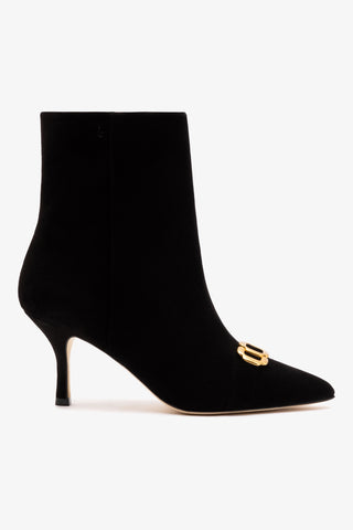 Bota Kate Mini Camurça Preto