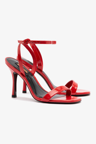 Sandália Veronina Couro Vermelho