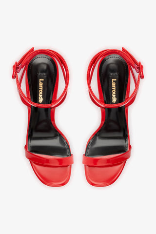 Sandália Veronina Couro Vermelho