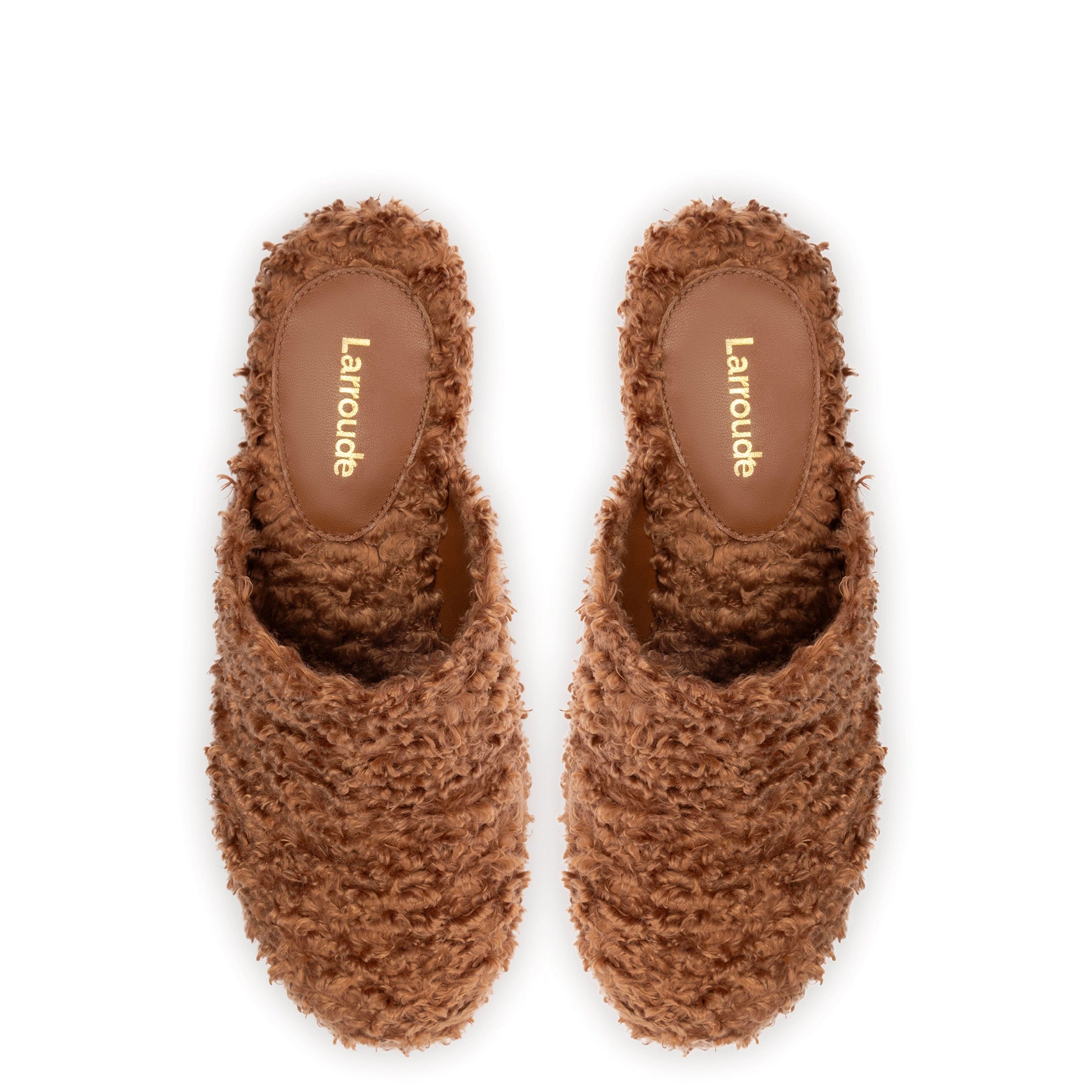 Miso Clog In Brown Shearling