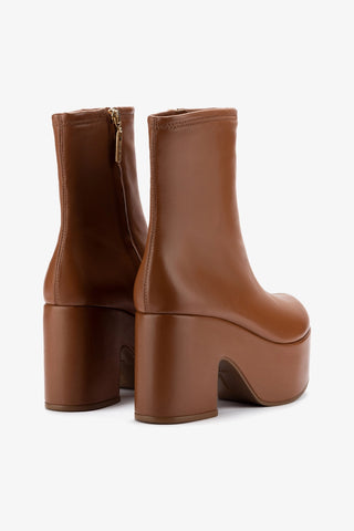 Bota Miso Couro Stretch Caramel
