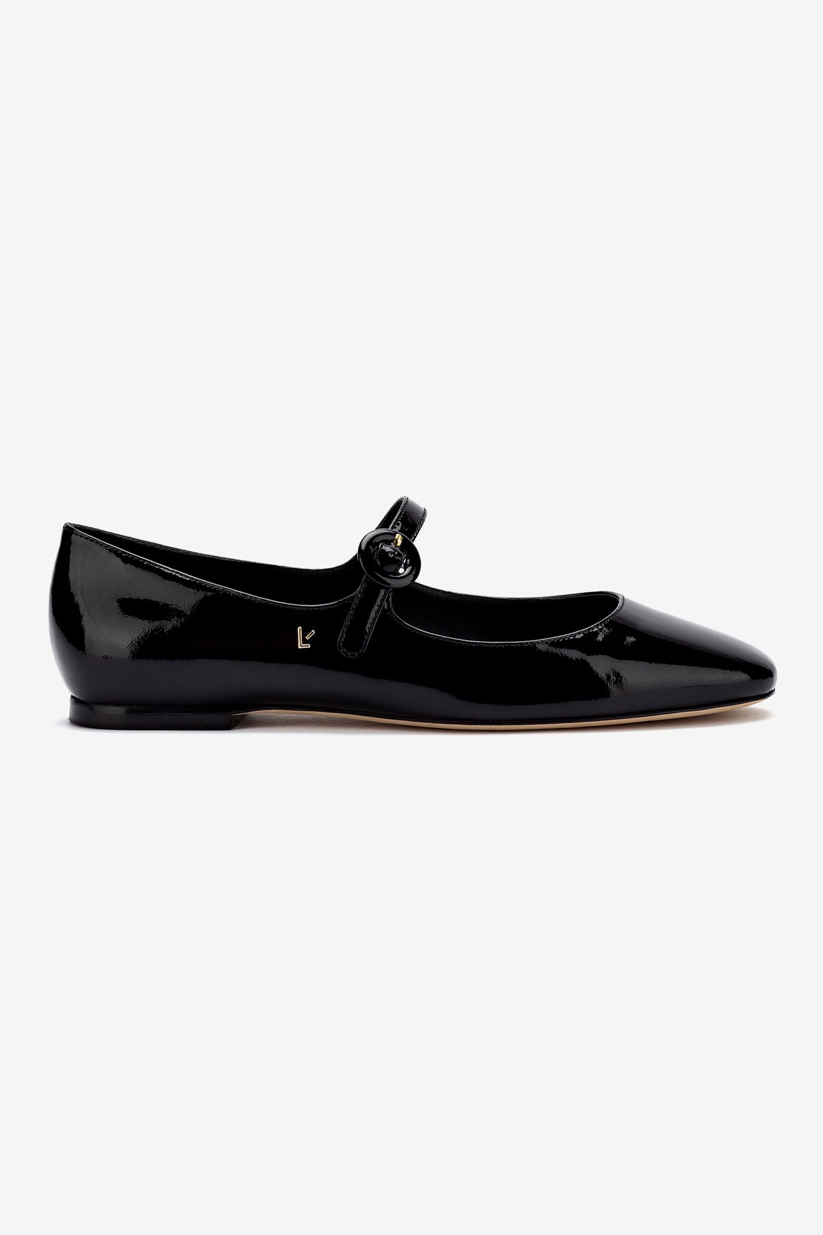 Blair Ballet Flat In Black Patent Leather