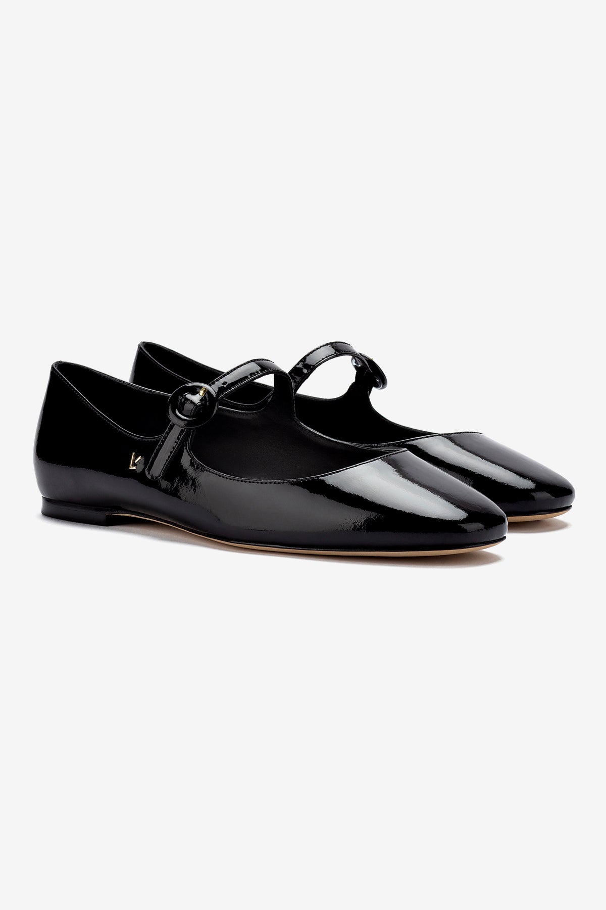 Blair Ballet Flat In Black Patent Leather