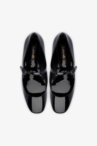 Blair Ballet Flat In Black Patent Leather