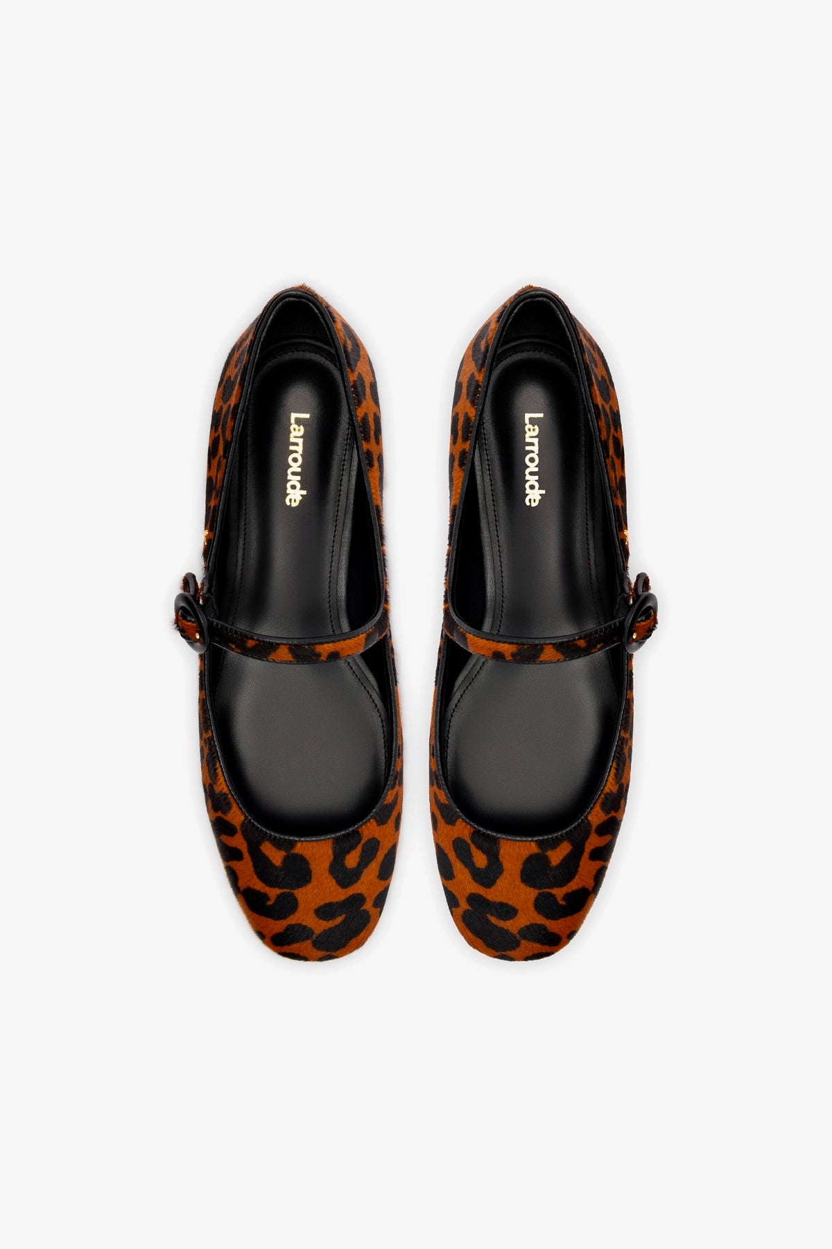 Blair Ballet Flat In Leopard Print Calf Hair