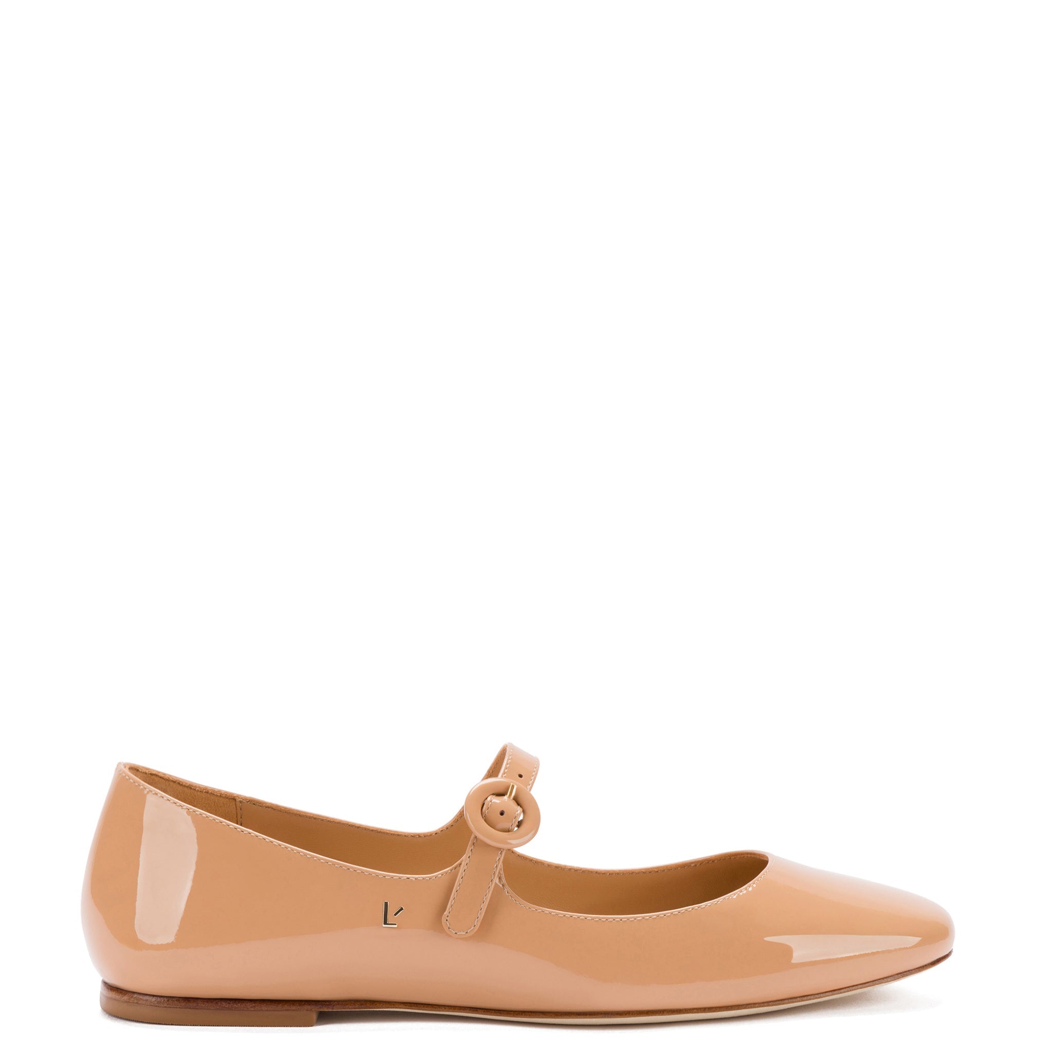 Blair Ballet Flat In Tan Leather