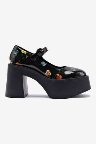 Larroudé x Libertine Olivia Pump In Antique Primrose