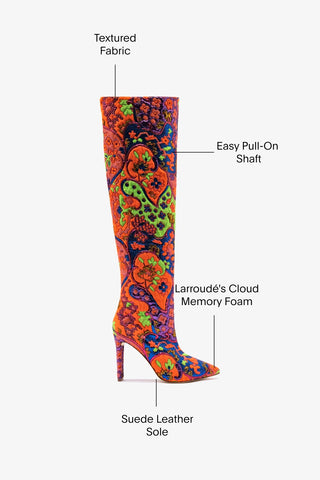 Larroudé x Libertine Boot In Kaleidoscope
