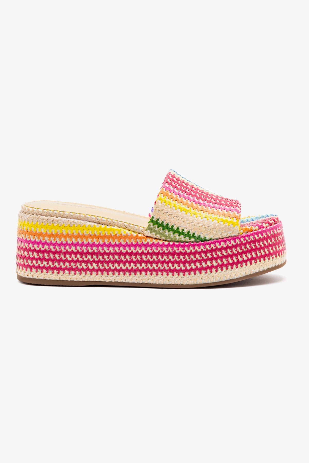 Alex In Rainbow Raffia