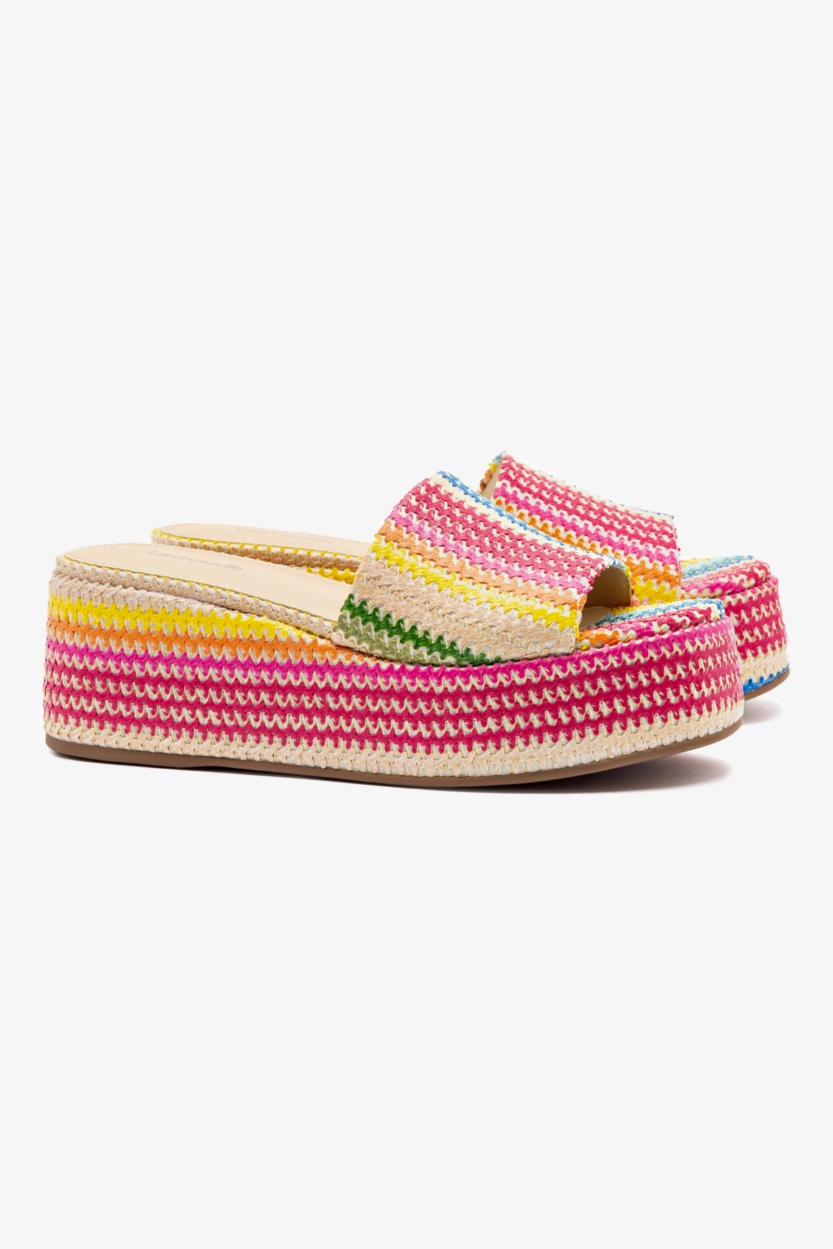 Alex In Rainbow Raffia