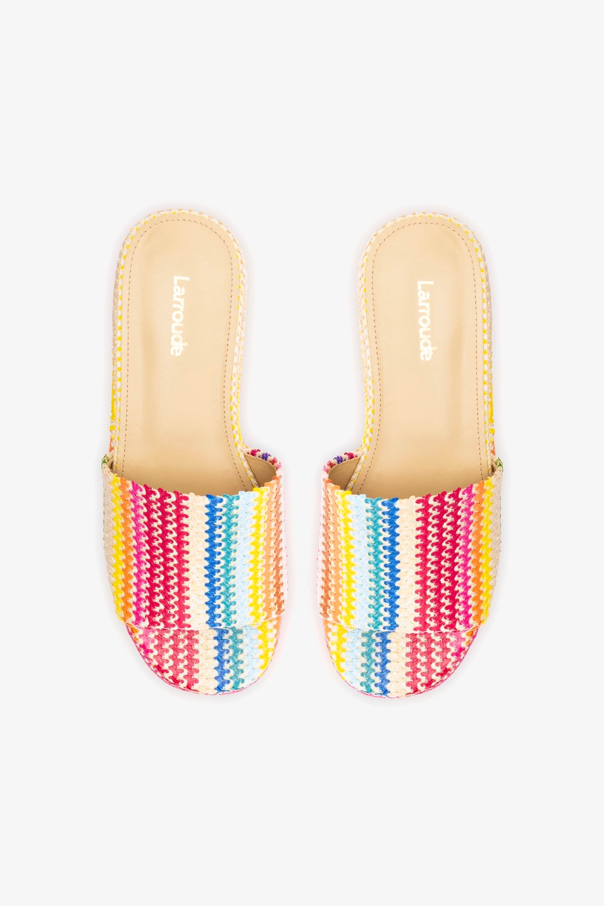 Alex In Rainbow Raffia