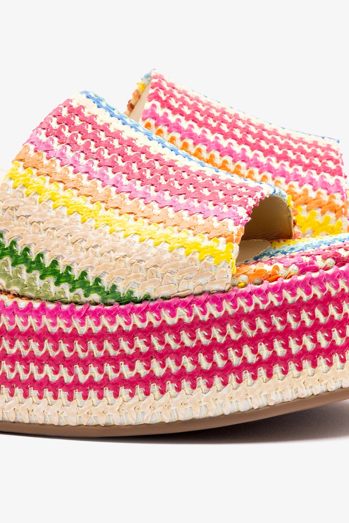 Alex In Rainbow Raffia