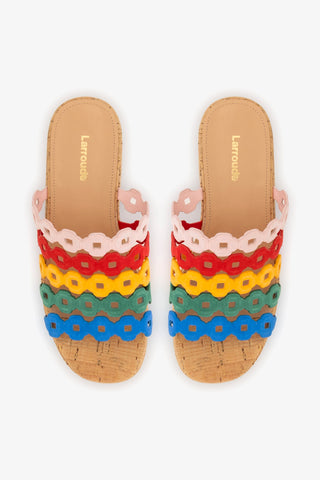 Mule Charli Couro Multicor Womens - Shoes - Mules Larroudé