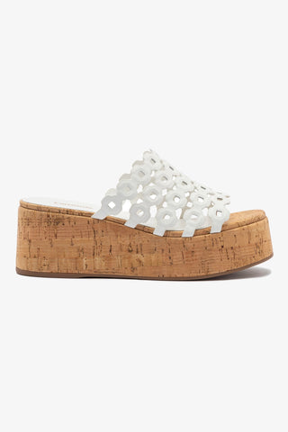 Mule Charli Couro Branco