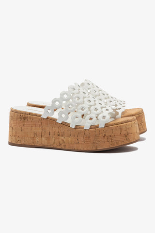 Mule Charli Couro Branco