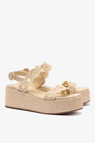 Flatform Florence Ráfia Natural