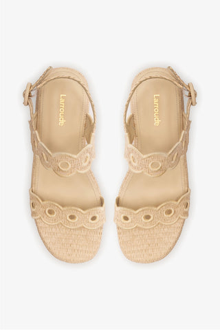 Flatform Florence Ráfia Natural