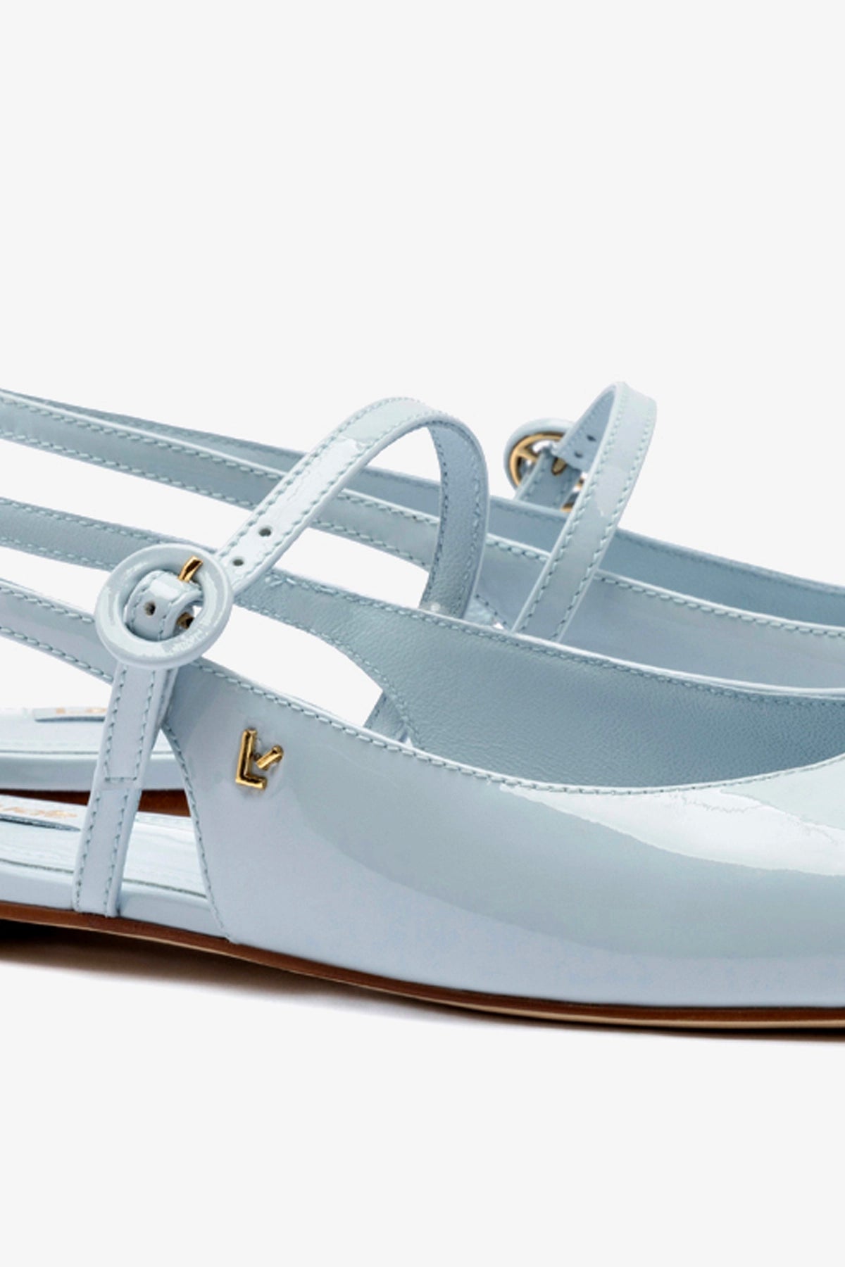 Georgina Ballet Flat In Maya Patent Leather