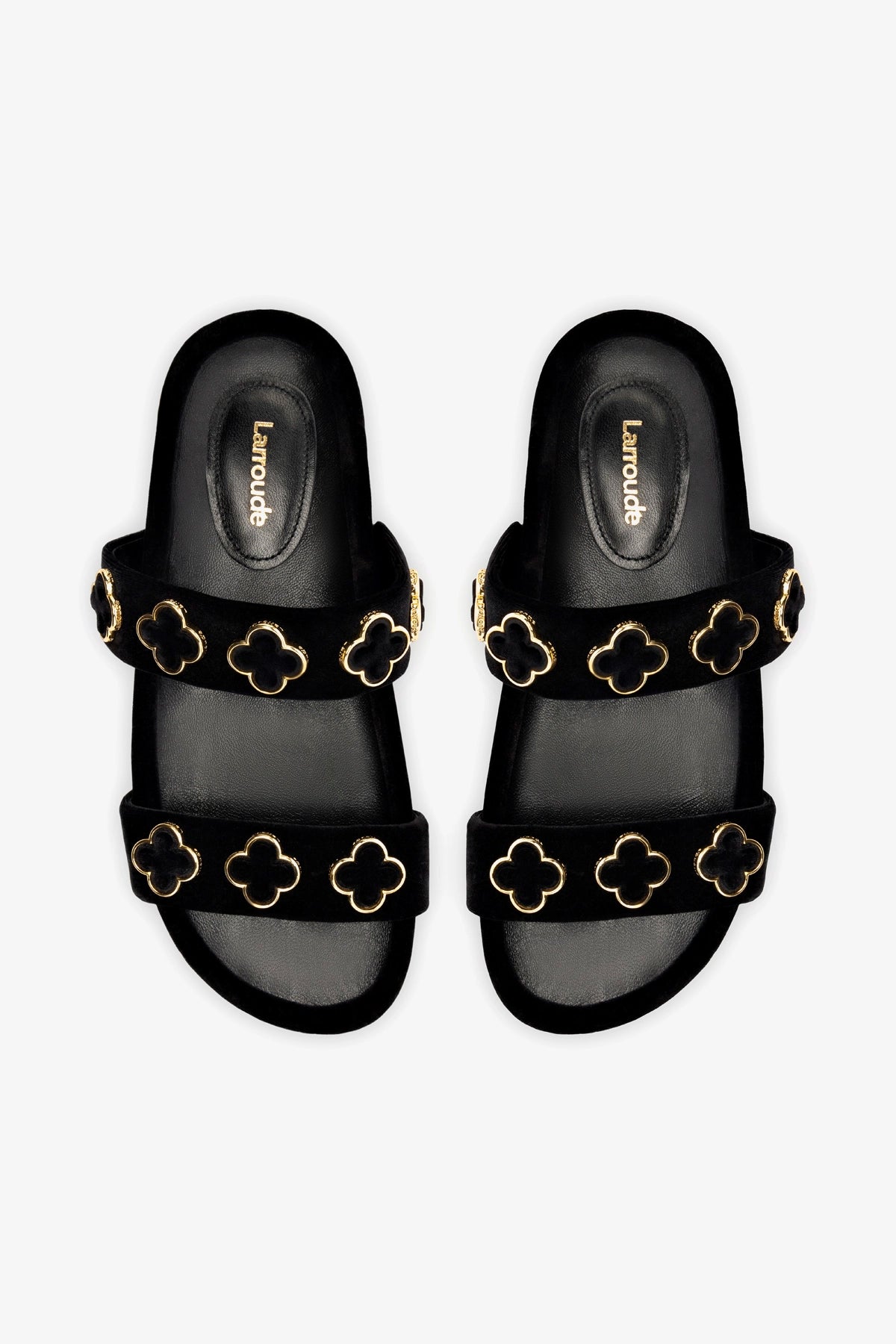 Milan Piccolo Slide In Black Velvet