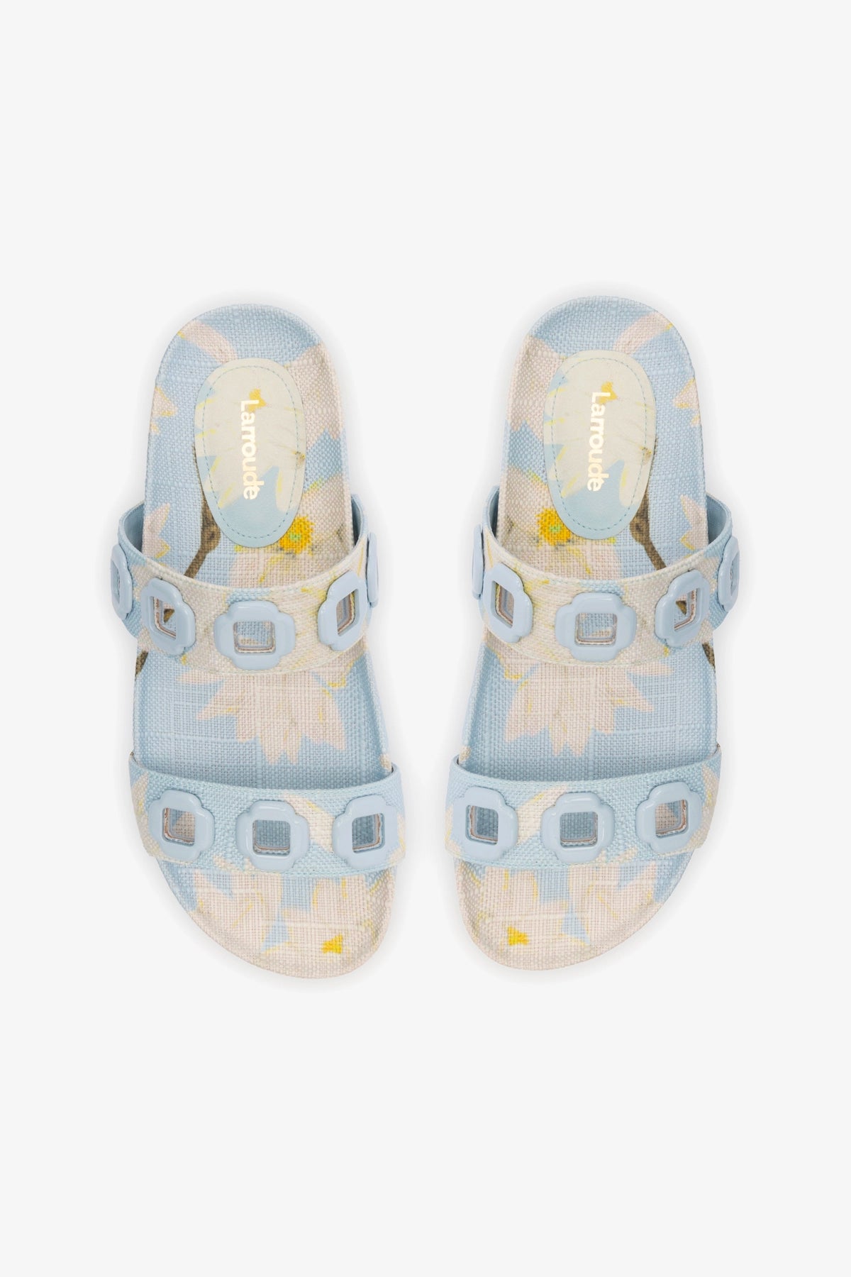 Milan Slide In Maya Printed Raffia