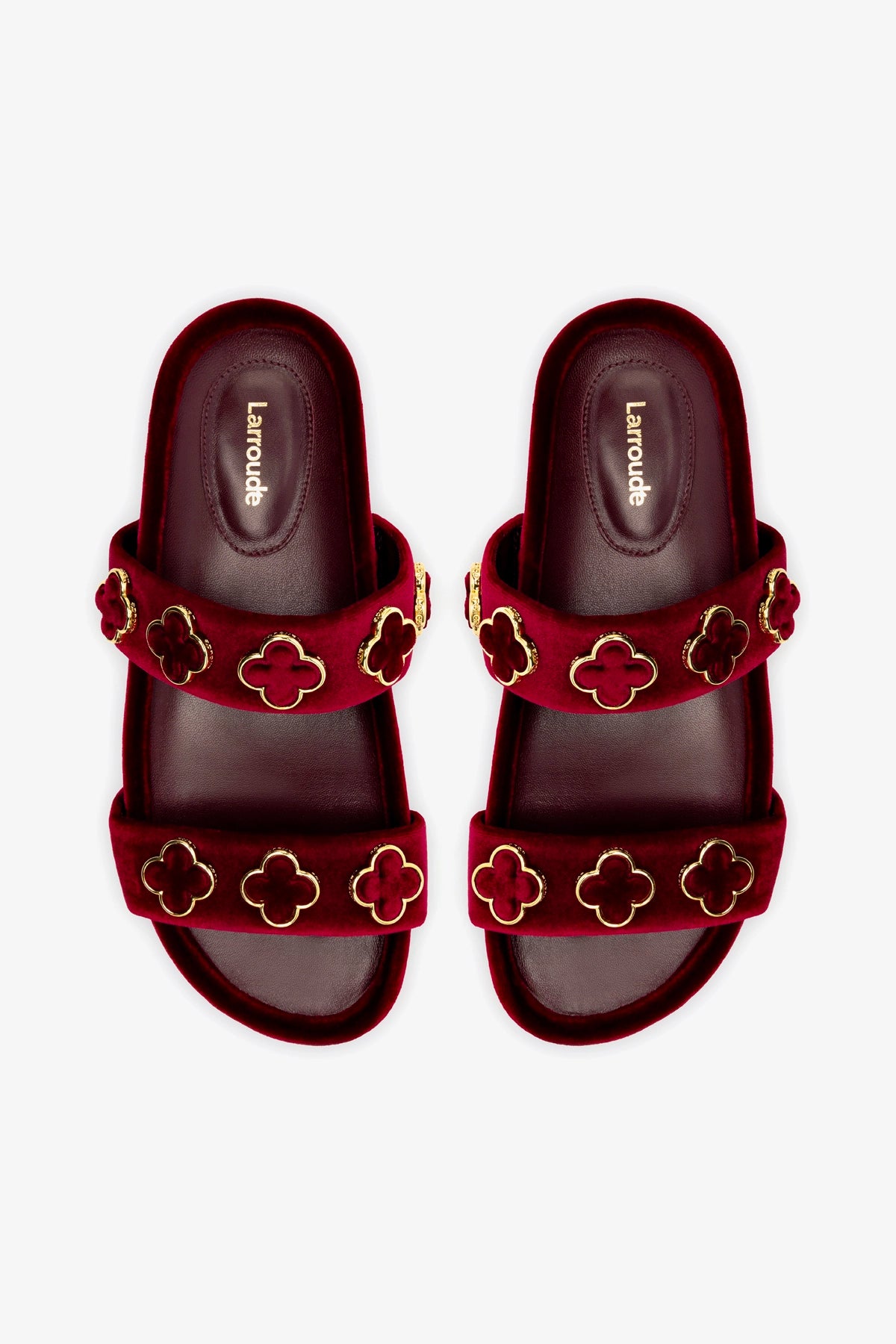 Milan Piccolo Slide In Wine Velvet