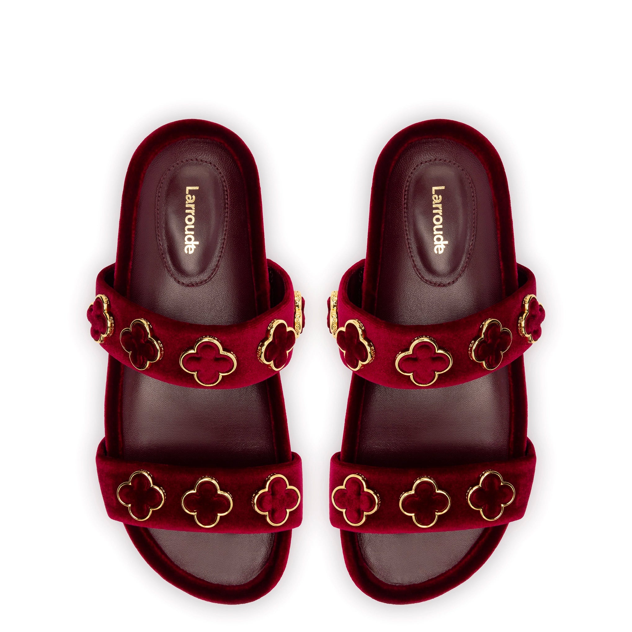 Milan Piccolo Slide In Wine Velvet