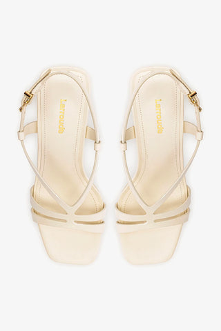 Sandália Daphne Couro Off White