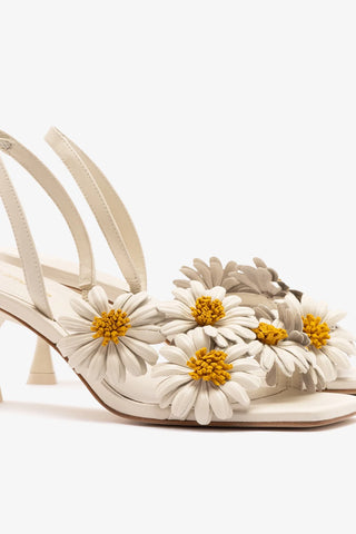 Sandália Fiore Couro Off White Womens - Shoes - Sandals Larroudé