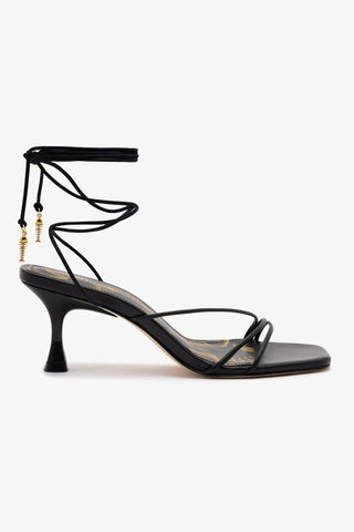 Nadia Sandal In Black Leather