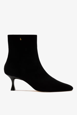 Bota Ines Camurça Preto Boot Larroudé