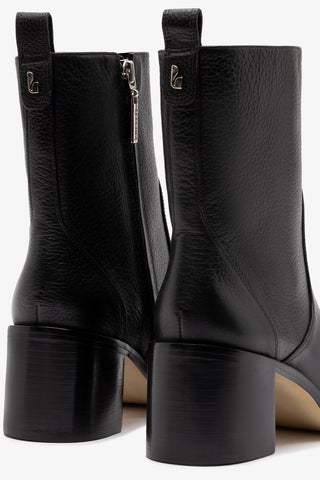 Bota Ricky Mini Couro Preto