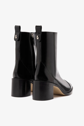 Bota Ricky Mini Couro Verniz Preto